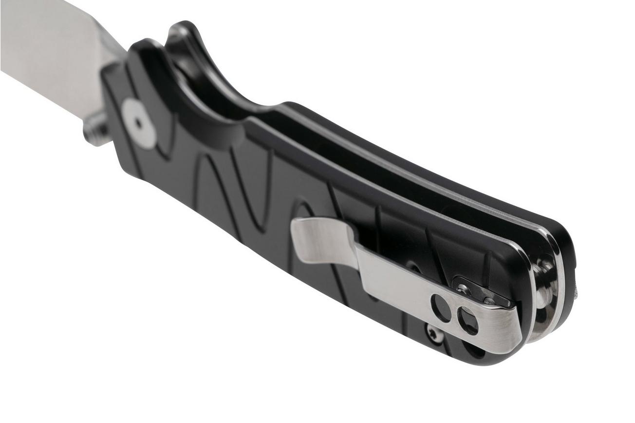 QSP Knife Kali QS159-F1 Stonewashed 14C28N Black Aluminum, zakmes, Keanu Alfaro design