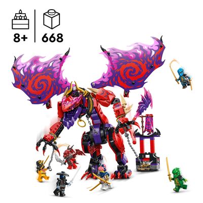 LEGO Ninjago 71832 Kaosdragen Thunderfang