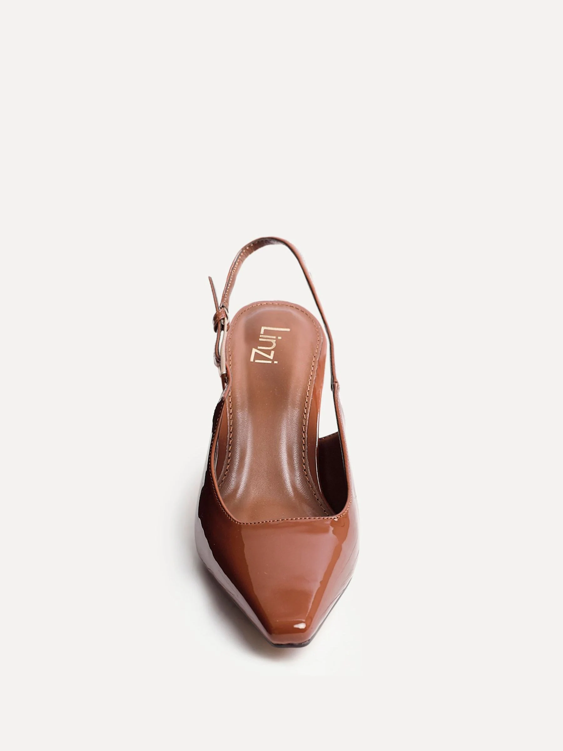 Linzi Avani Courts With Chrome Stiletto Heels