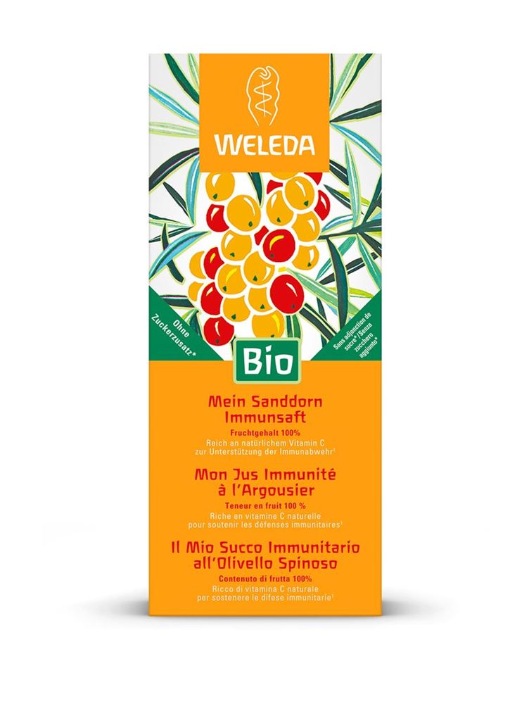 Weleda Mein Sanddorn Immunsaft<br>200 ml, Flasche