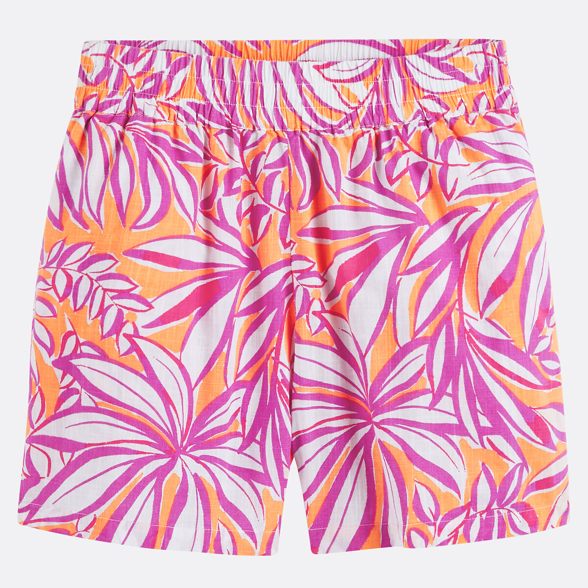 COLEÇÃO LA REDOUTE<br>Shorts com cós elástico e estampa floral