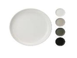 ASSIETTE BLANC NOIR VERT OU GRIS 27CM