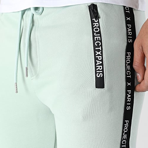 Pantalon Jogging A Bandes 2040064 Vert Clair