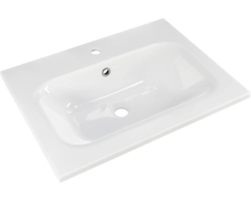 Pelipal Sunline 121 badkamermeubelset (B x H x D 61 x 200 x 46 cm), antraciet fronten, met mineraal gegoten wastafel, badmeubel en spiegelkast met LED-verlichting