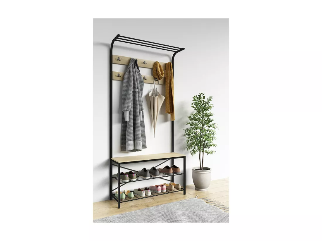 Vestiaire Banc Étagère à chaussures Taliro