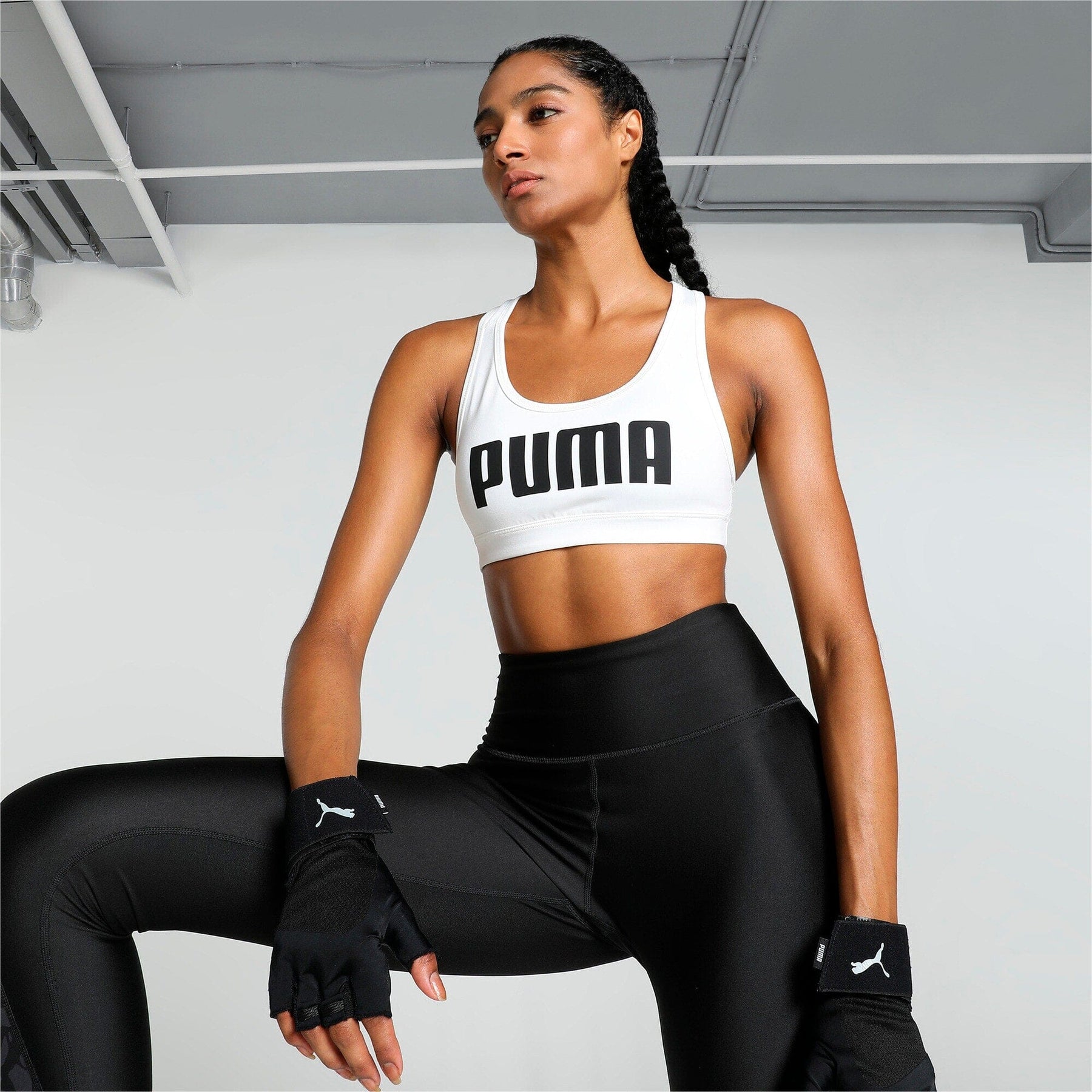 Puma 4 KEEPS Bra white 2