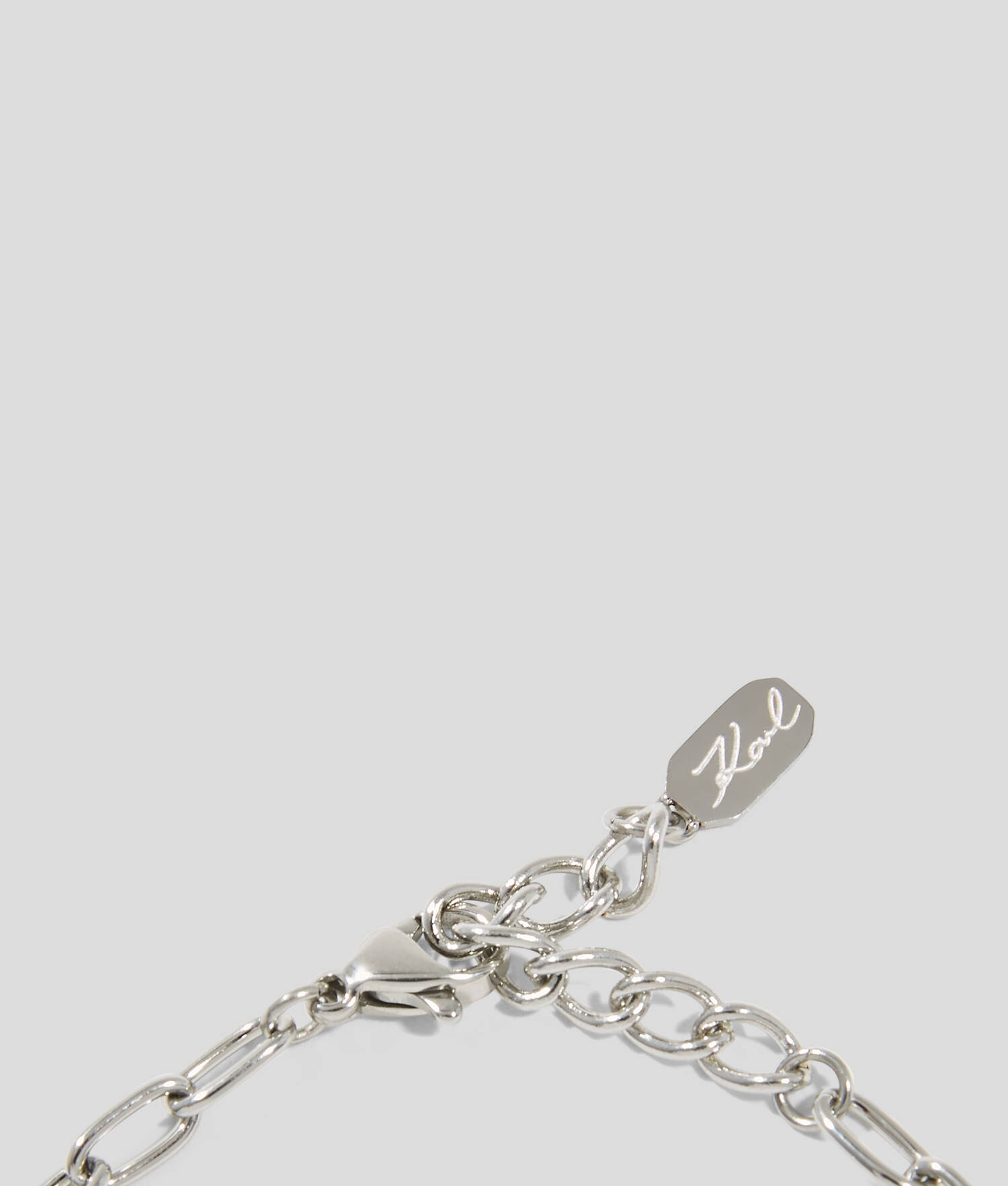 Bracelet à breloque Choupette pavé Ikon - Argent