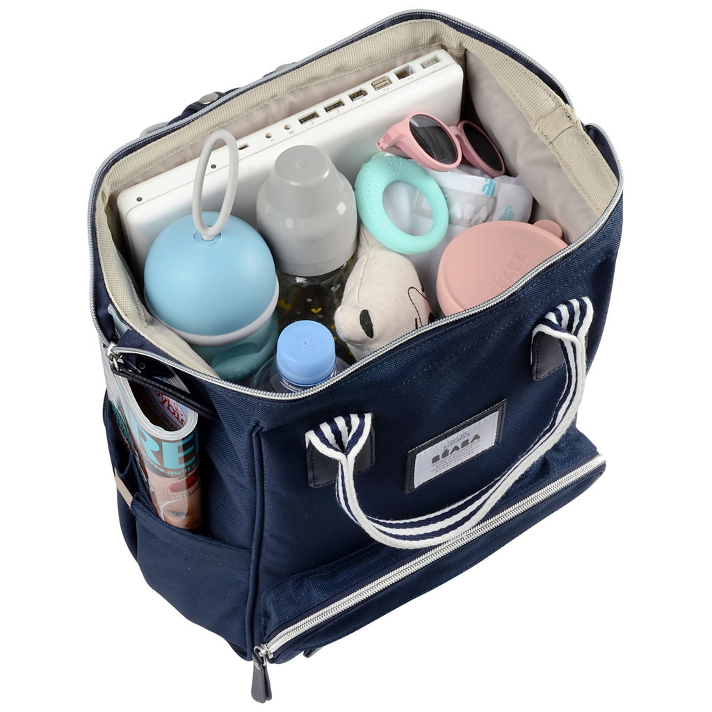 BeabaBeaba   Wickelrucksack Wellington marineblau