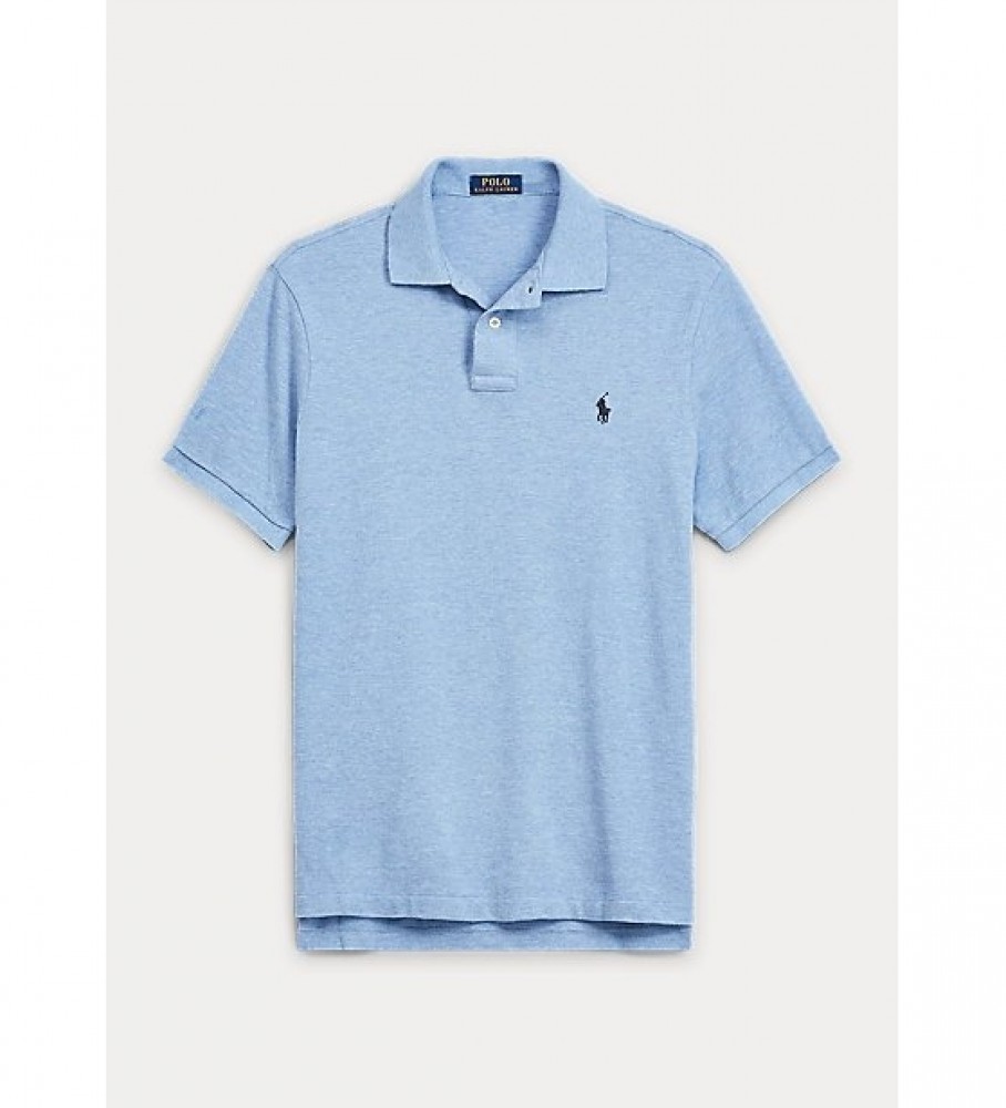 Polo Ralph Lauren Slim Fit Piqué, Azul