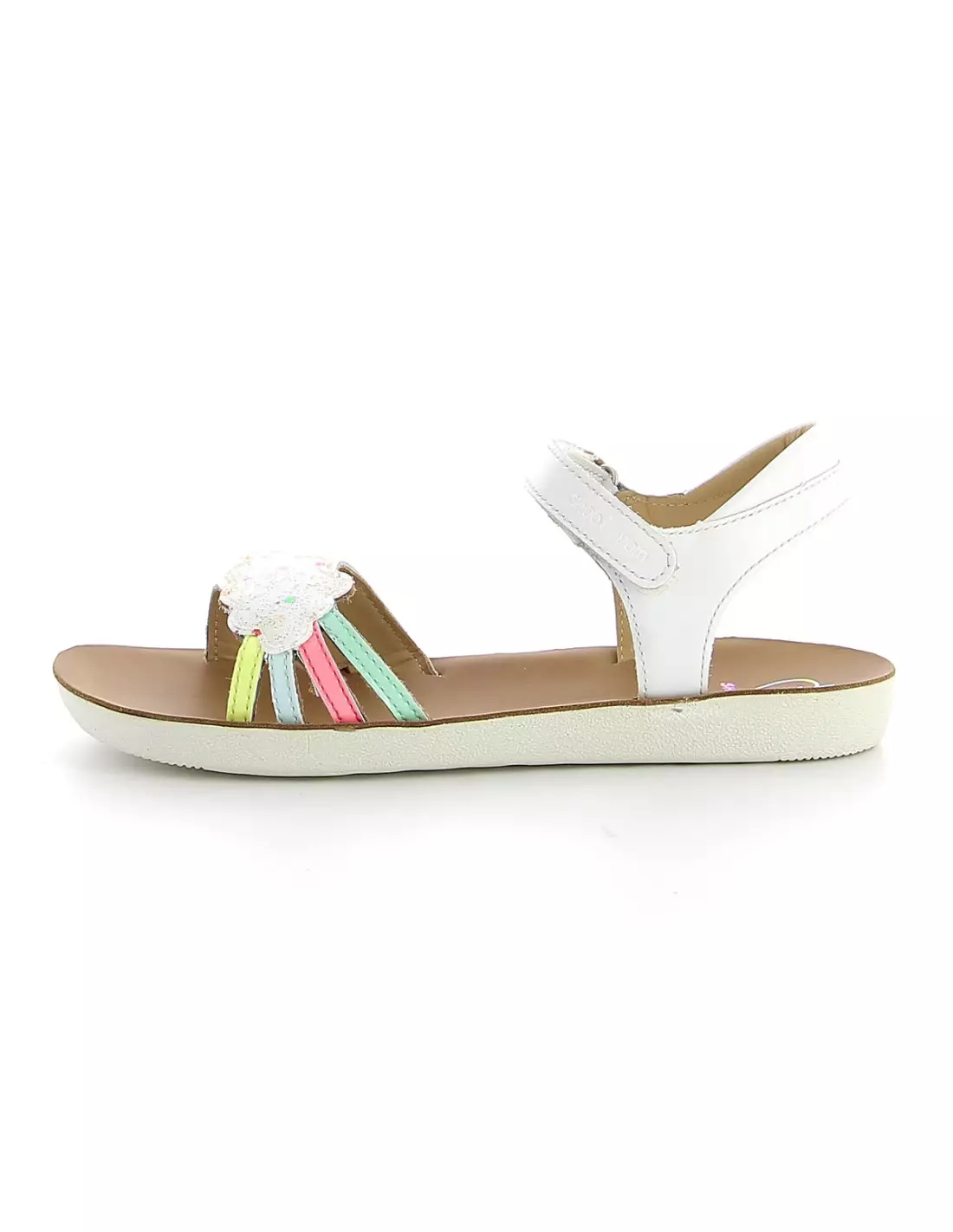 SHOO POM GOA MULTI - Sandales & nu-pieds Whitemultipastel