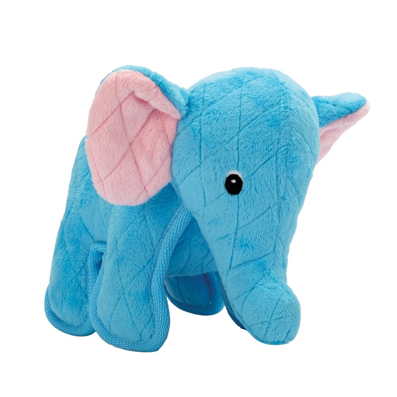 Cachorro de pelúcia Zeus Safari, elefante, azul, 16,58 cm