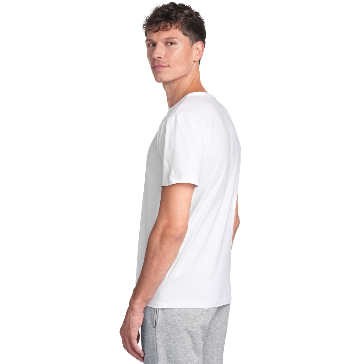 VanVaan 2 Herren T-Shirts mit Rundhalsausschnitt weiss