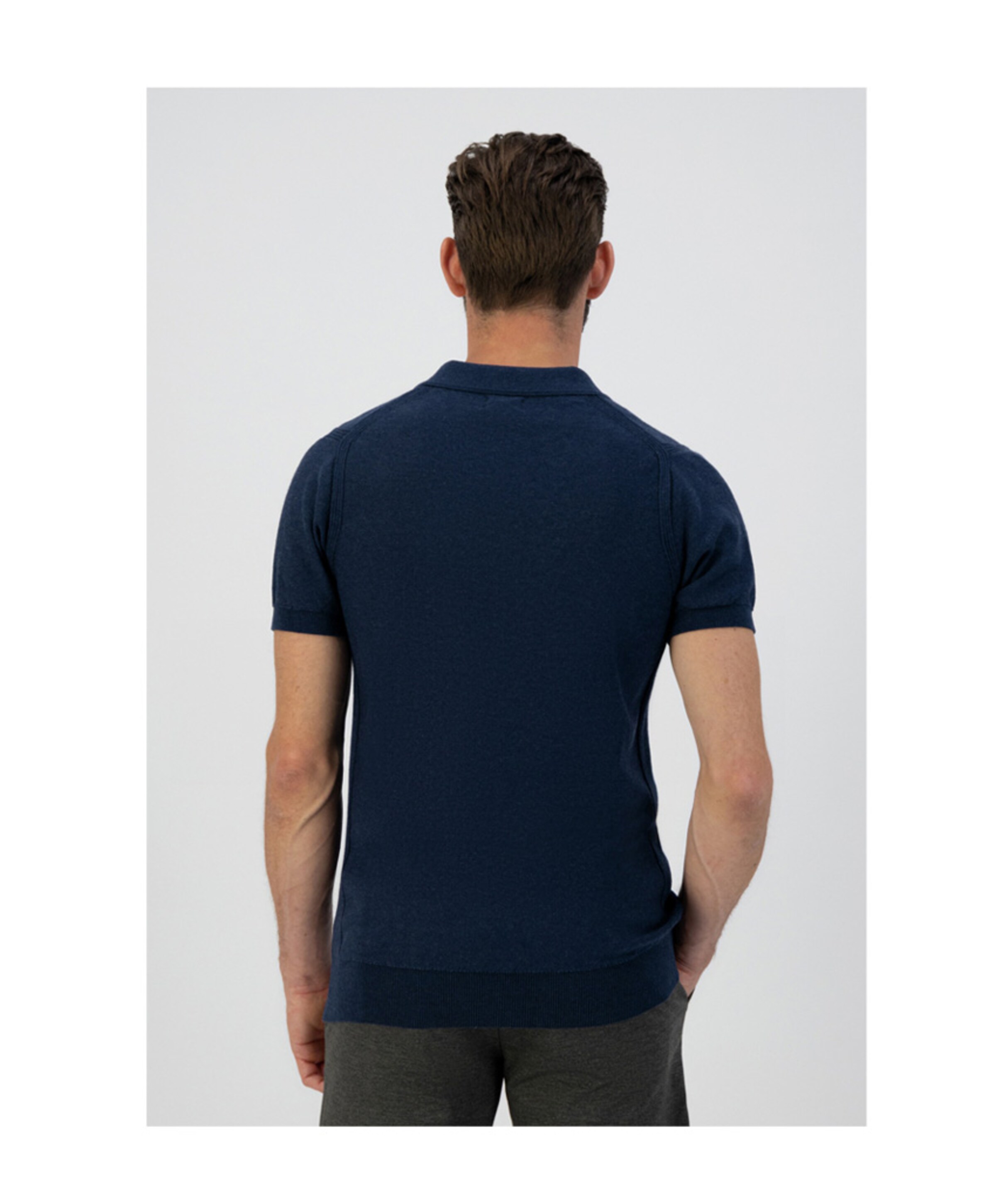 Dstrezzed Heren polo blauw