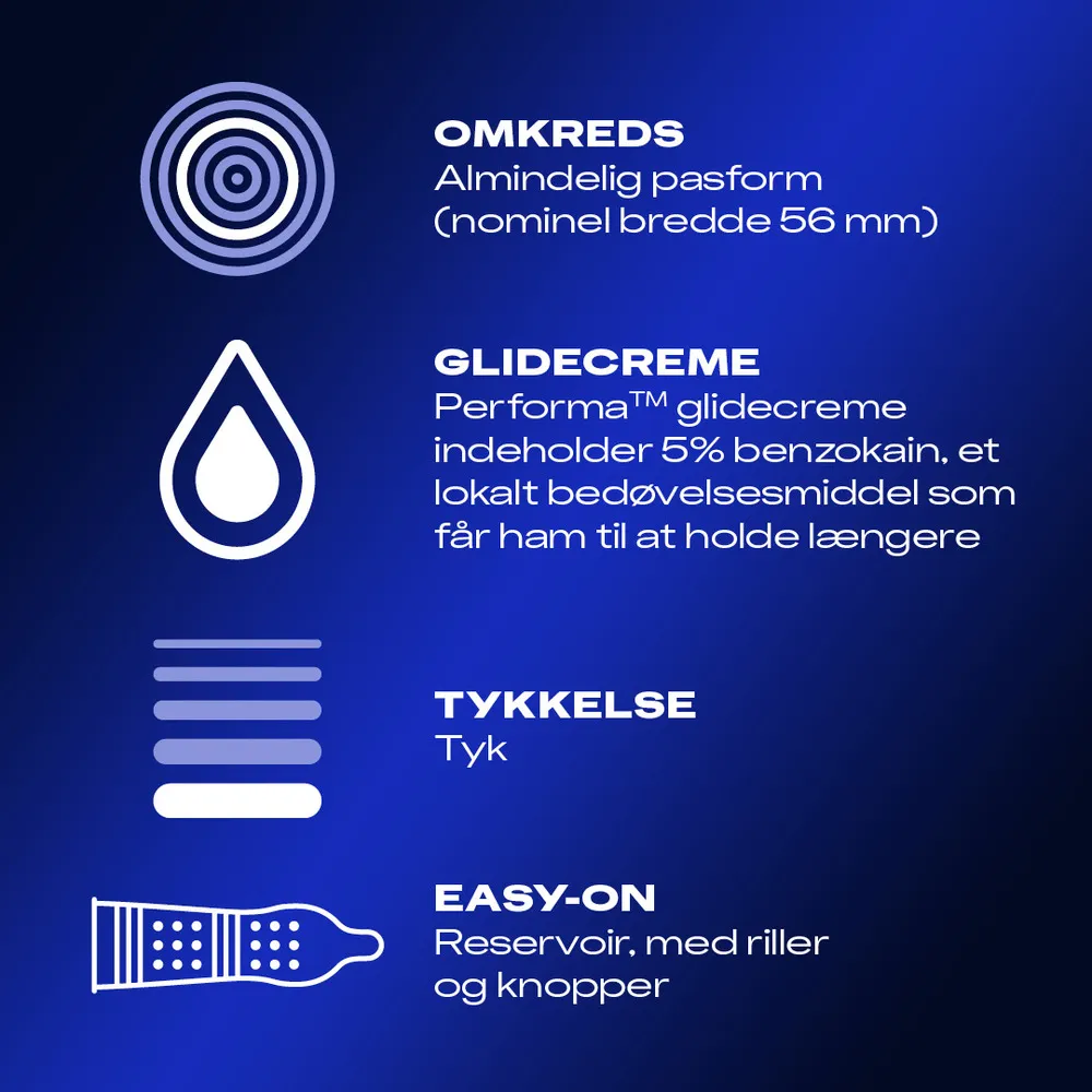 Durex Mutual Climax kondomer - 10 stk.