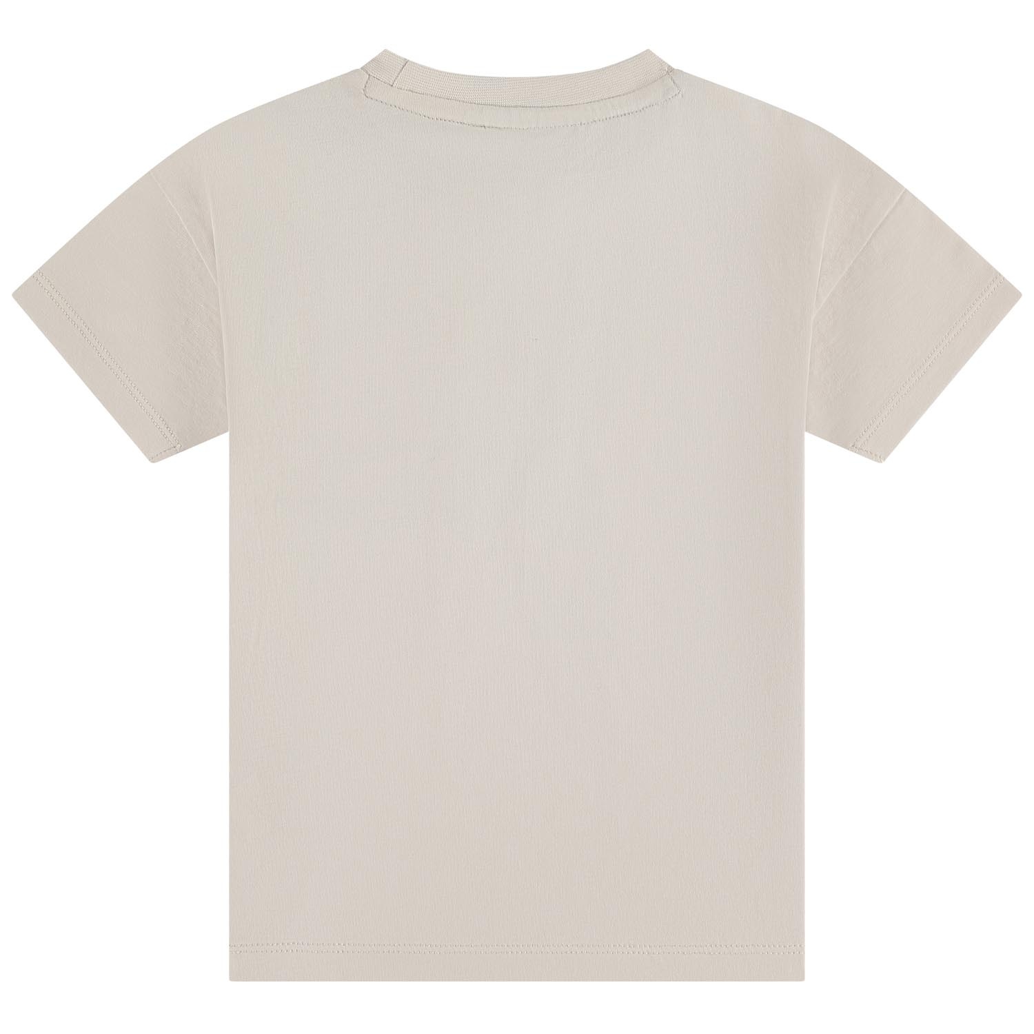 Stains & Stories T-shirt korte mouwen meerkleurig beige