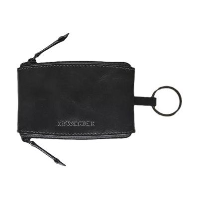 Maverick All Black - porte monnaie double - noir