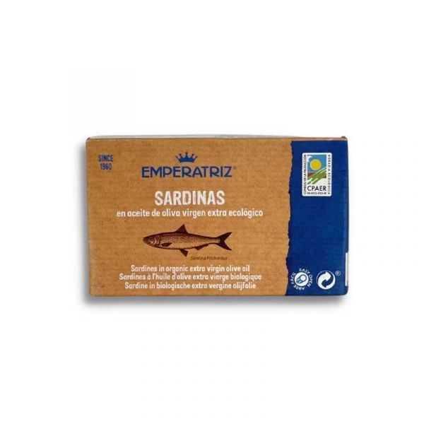 Emperatriz Sardinha em Azeite Biológico Lata 125ml