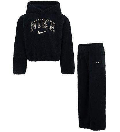 Nike Set - Kapuzenpullover/Hosen - Schwarz/Gold