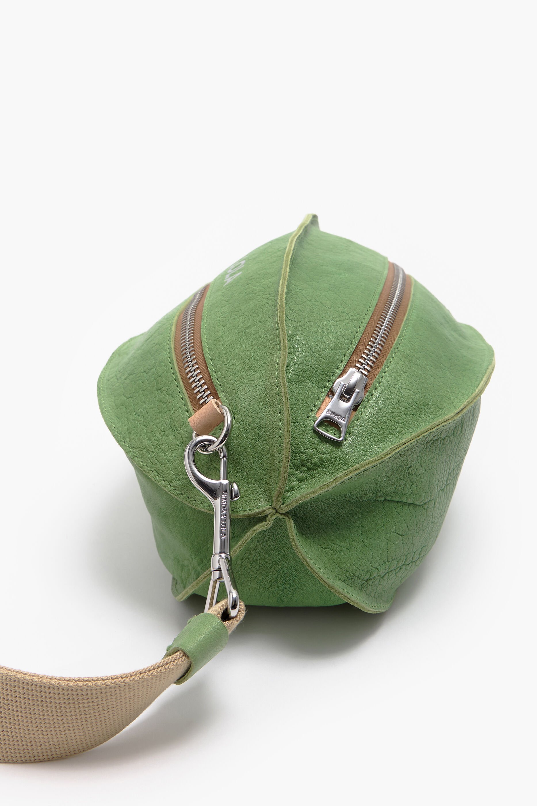 Bolsa Ball Bag tamanho G em couro verde