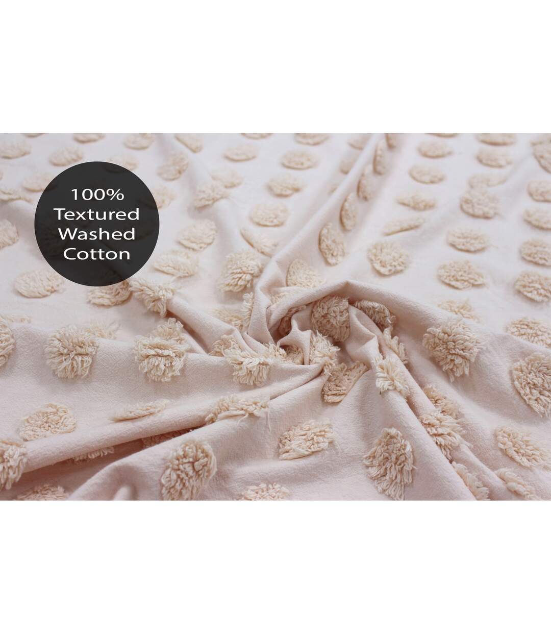 Linen House - Parure de lit HAZE (Pêche) - UTRV1305