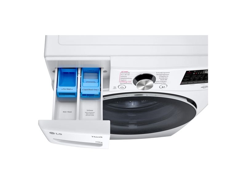 LG Waschmaschine F0WVT202 Links Frontloader mit 20 kg Ladekapazität
