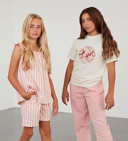 Sofie Schnoor Mädchen Shorts - Kariert Pink