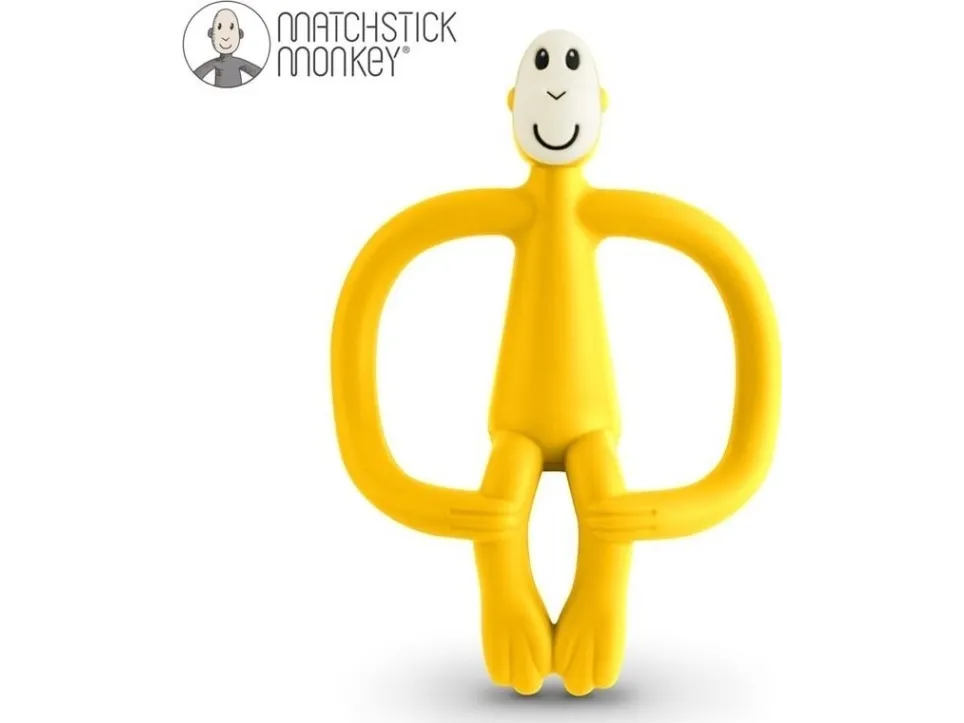 Matchstick Monkey Teething Yellow