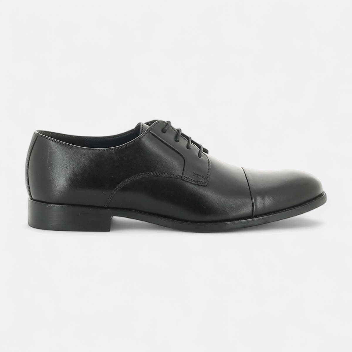 Derbies Homme en cuir noir