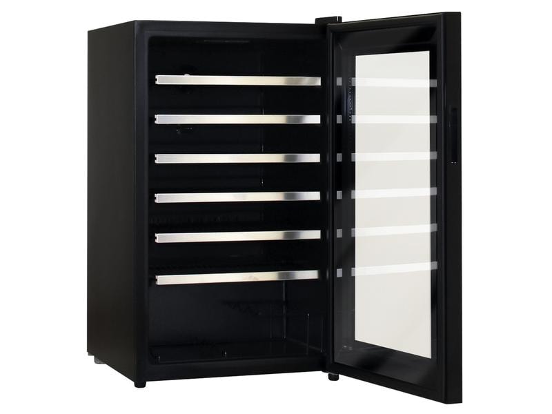 Kibernetik Weinkühlschrank M4801 Schwarz, Rechts Freistehender Weinschrank