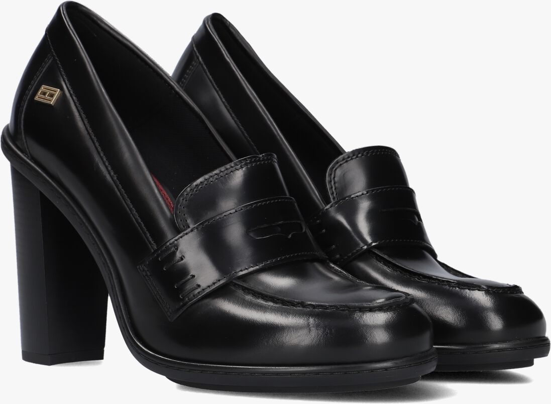 TOMMY HILFIGER zwarte tommy hilfiger pumps tommy essential loafer