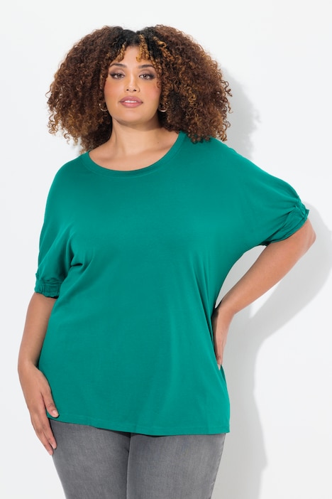 T-Shirt, Rüschen-Halbarm, Modalmischung