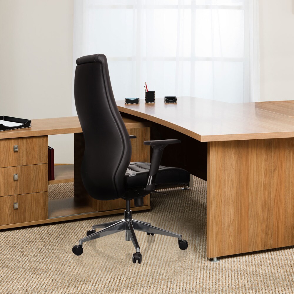 Profi Chefsessel VITORO Kunstleder mit Armlehnen (höhenverstellbar) hjh OFFICE