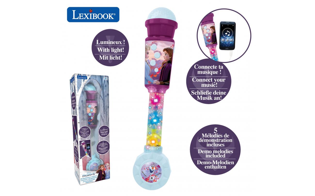 Frozen II meezingmicrofoon met licht en speaker