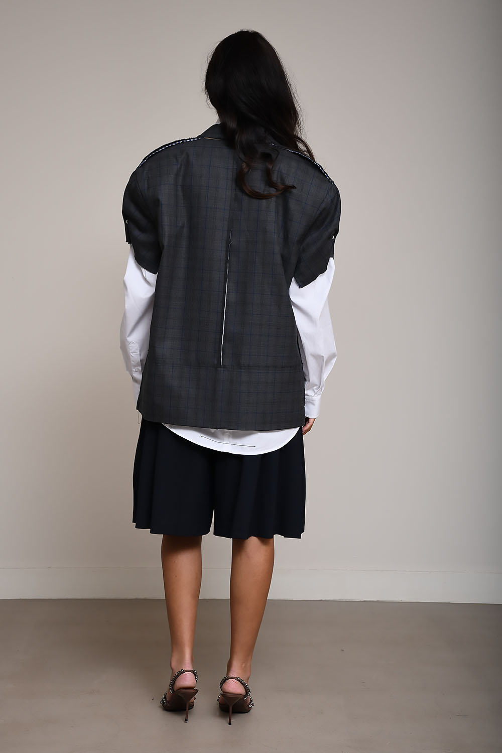 Emma checked wool blazer
