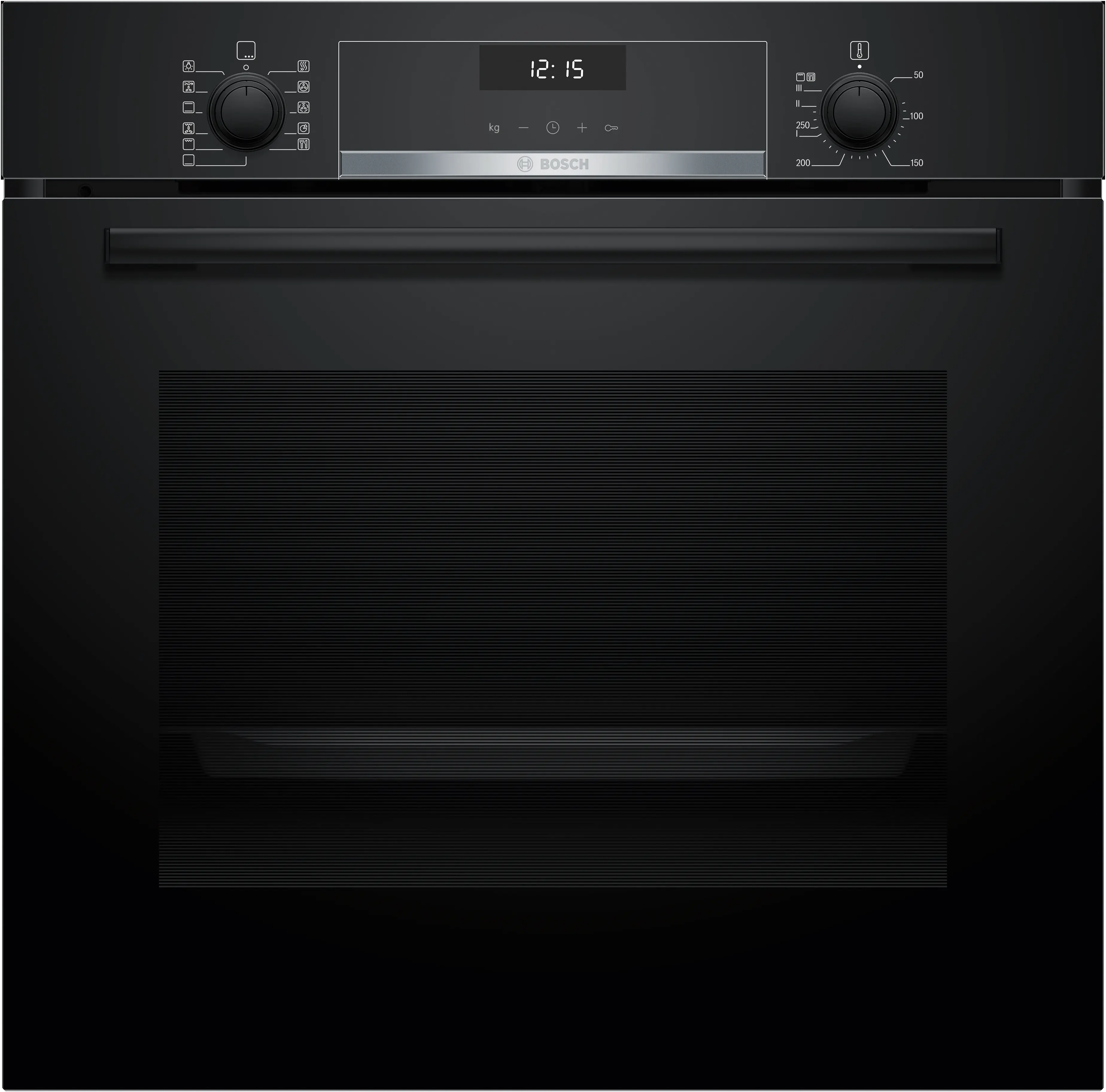 Serie 6 Bakoven 60 x 60 cm Zwart