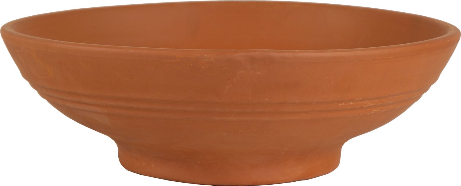 Mega Collections plantenschaal Sparta Lekani bruin D 40 H 12,5 cm