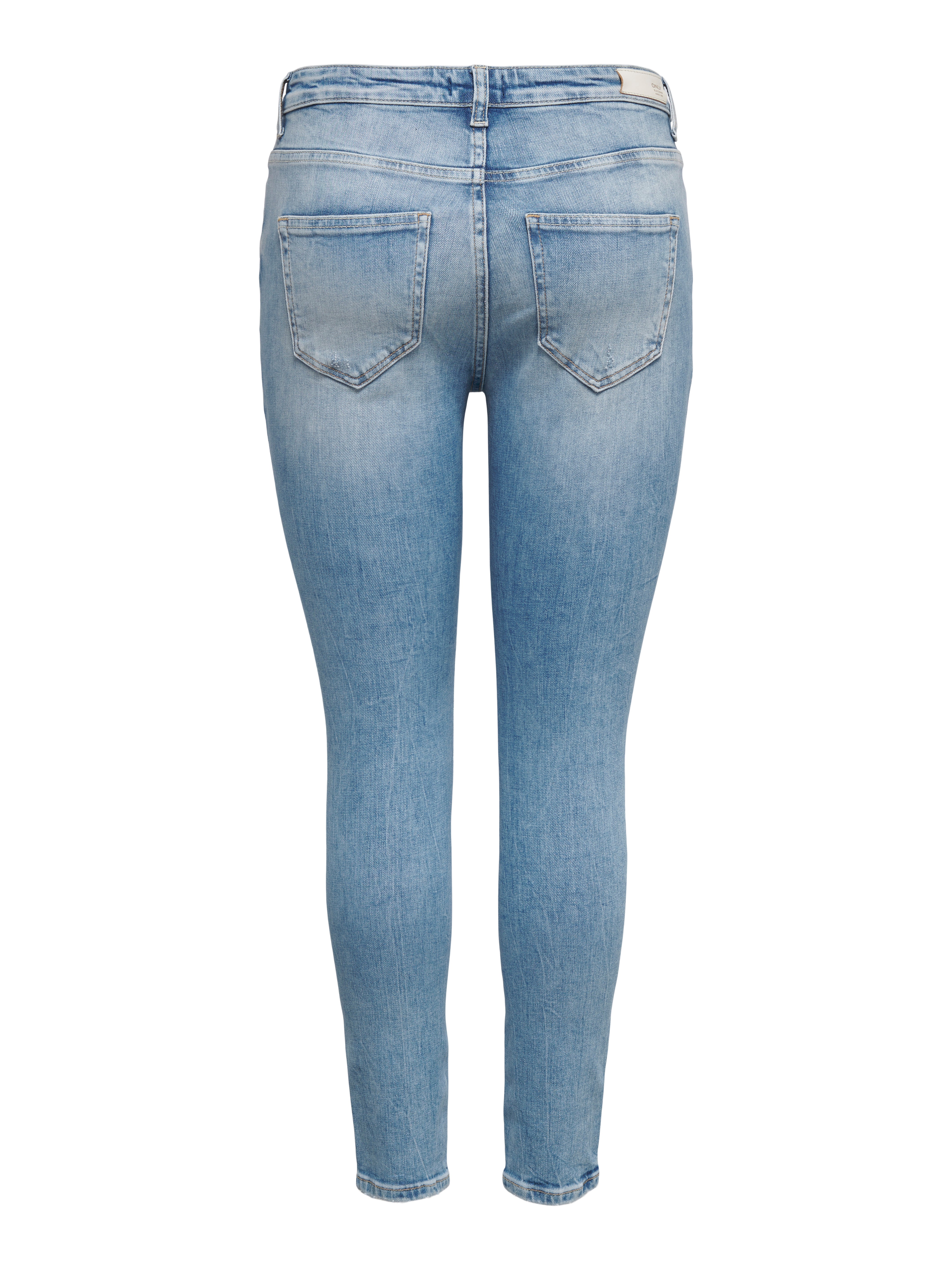 ONLICONIC Hohe Taille Skinny Fit Jeans Light Medium Blue Denim