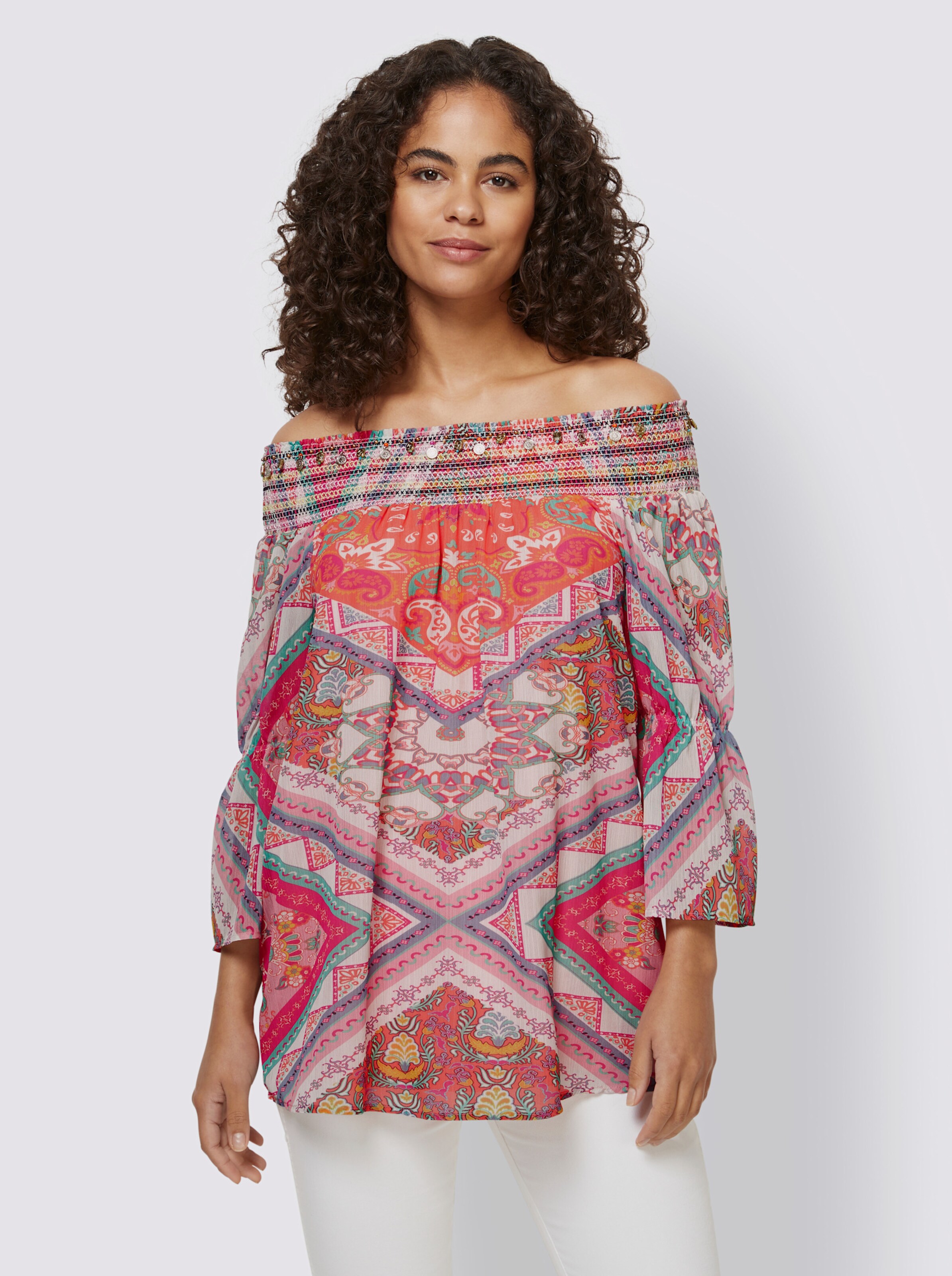 Druckbluse
