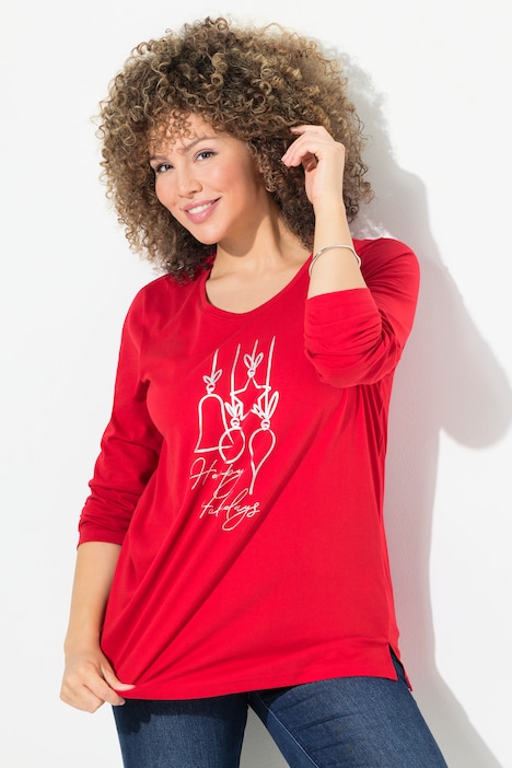 Weihnachtsshirt, Classic, Rundhals, Langarm