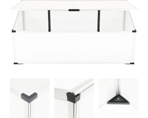 Enkelvoudige koude bak 100 x 60 x 30/40 cm
