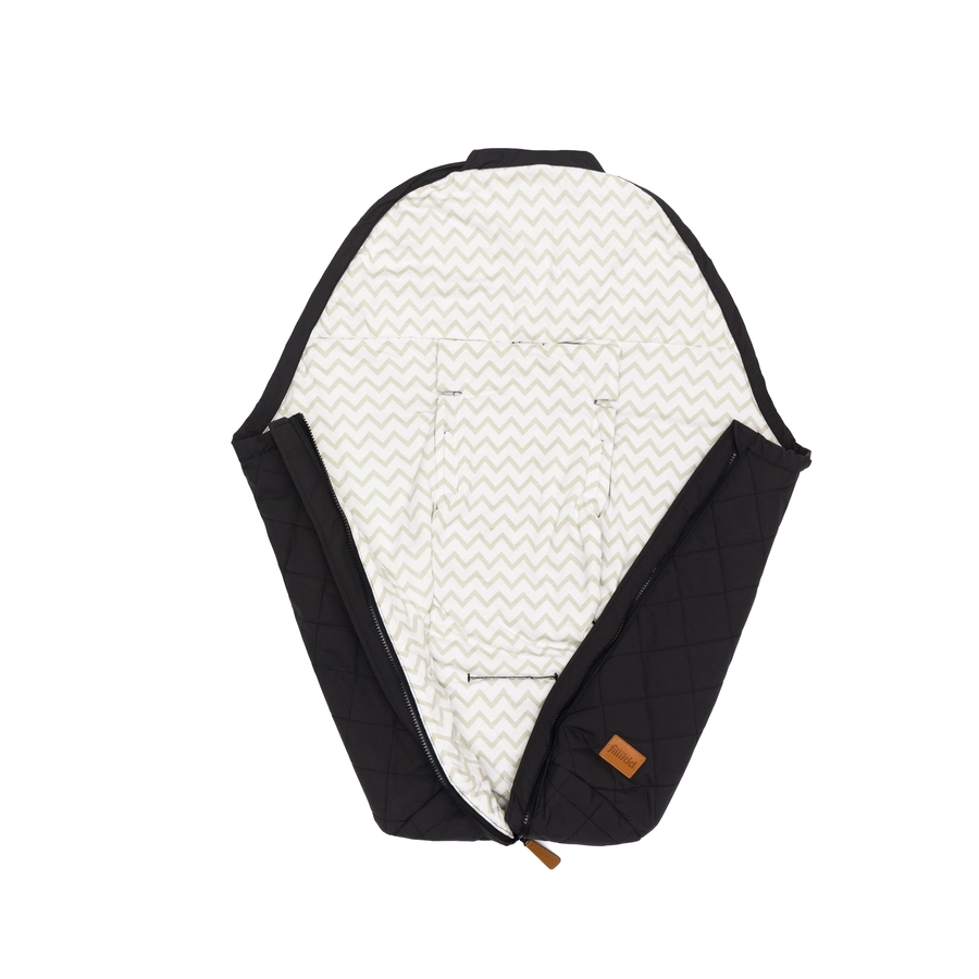 fillikid Sommerfußsack Light Small Gruppe 0 Schwarz