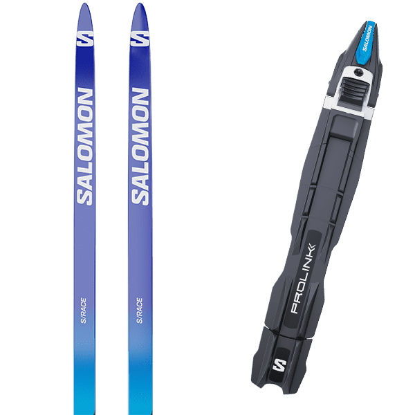 Pack ski de fond SALOMON S/RACE SKATE JR + Fix