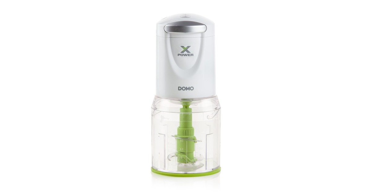 DomoMini-chopper 'X Power' DO9192MC hakmolen  (Wit/groen)