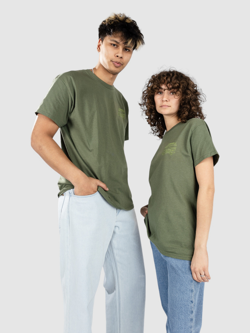 Autumn Headwear Home T-Shirt army green