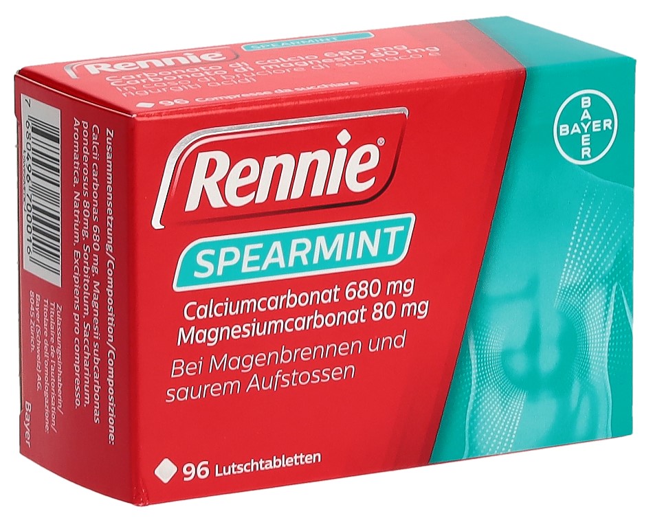 Rennie Spearmint Lutschtabl Blist 96 Stk