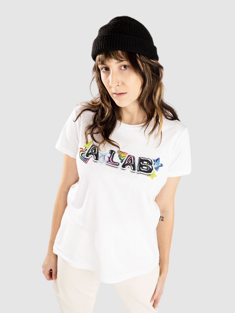A.LAB Problematic Cutie T-Shirt blanc white