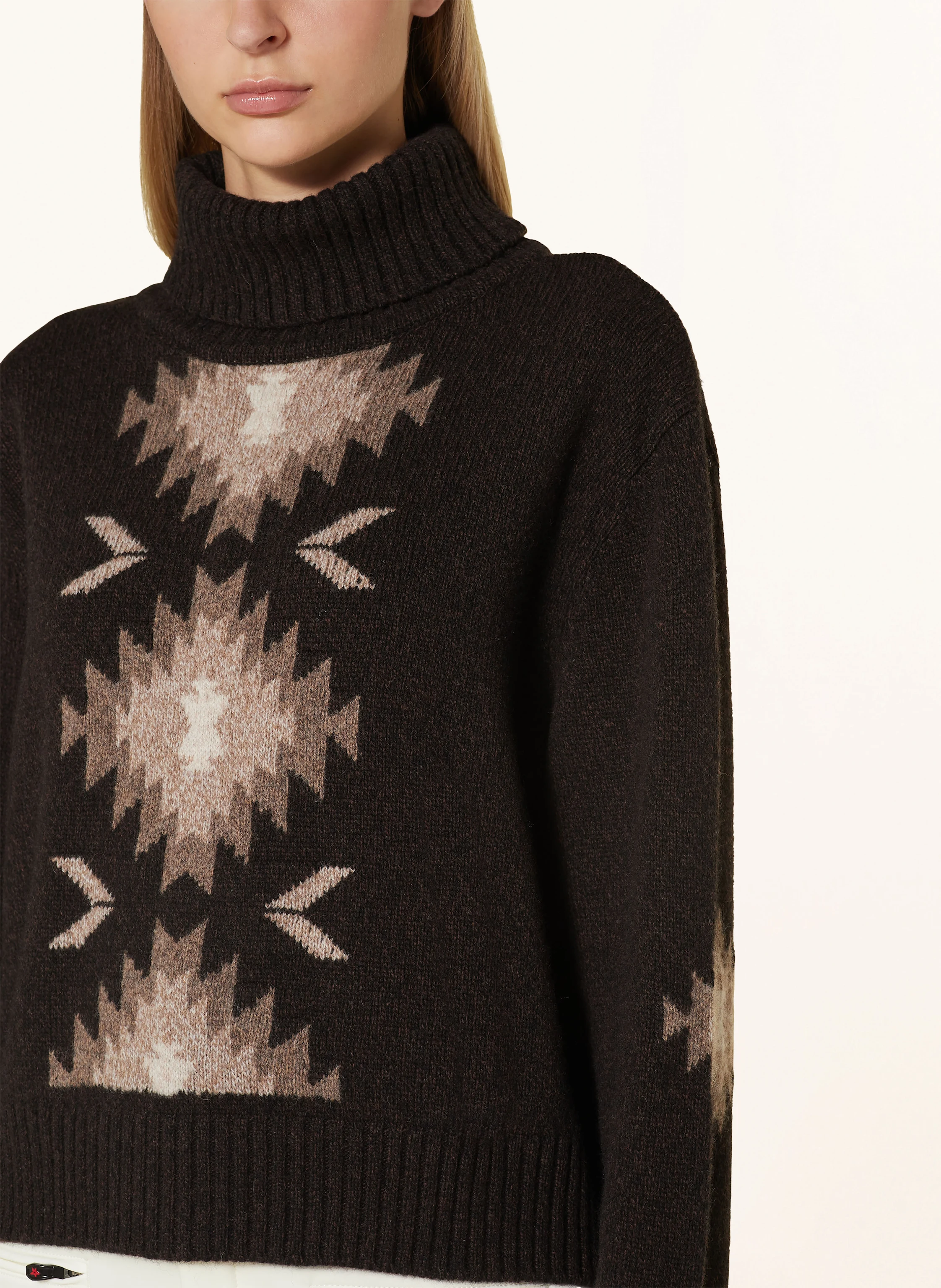 WE NORWEGIANS Rollkragenpullover HOVDEN aus Merinowolle