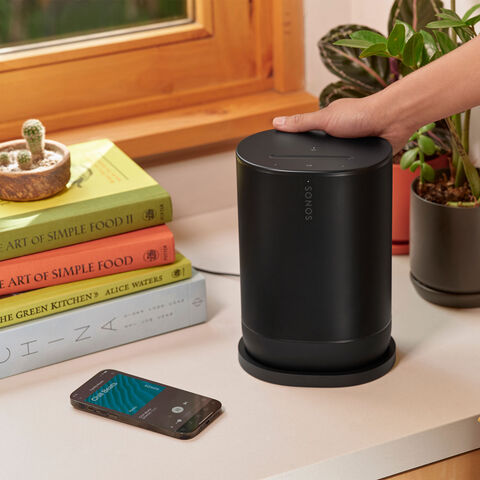 Sonos Move 2 – slimme draadloze luidspreker met accu en multiroom Zwart