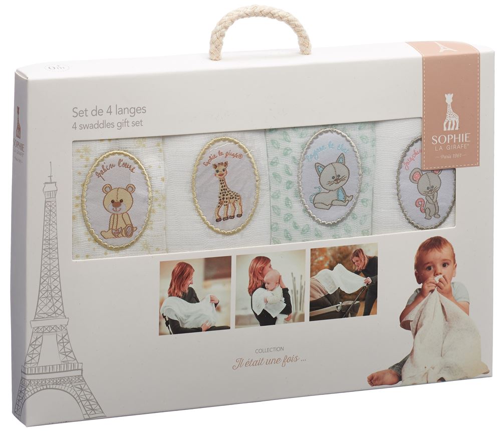 SOPHIE LA GIRAFE 4-teiliges Windelset 1 Stk