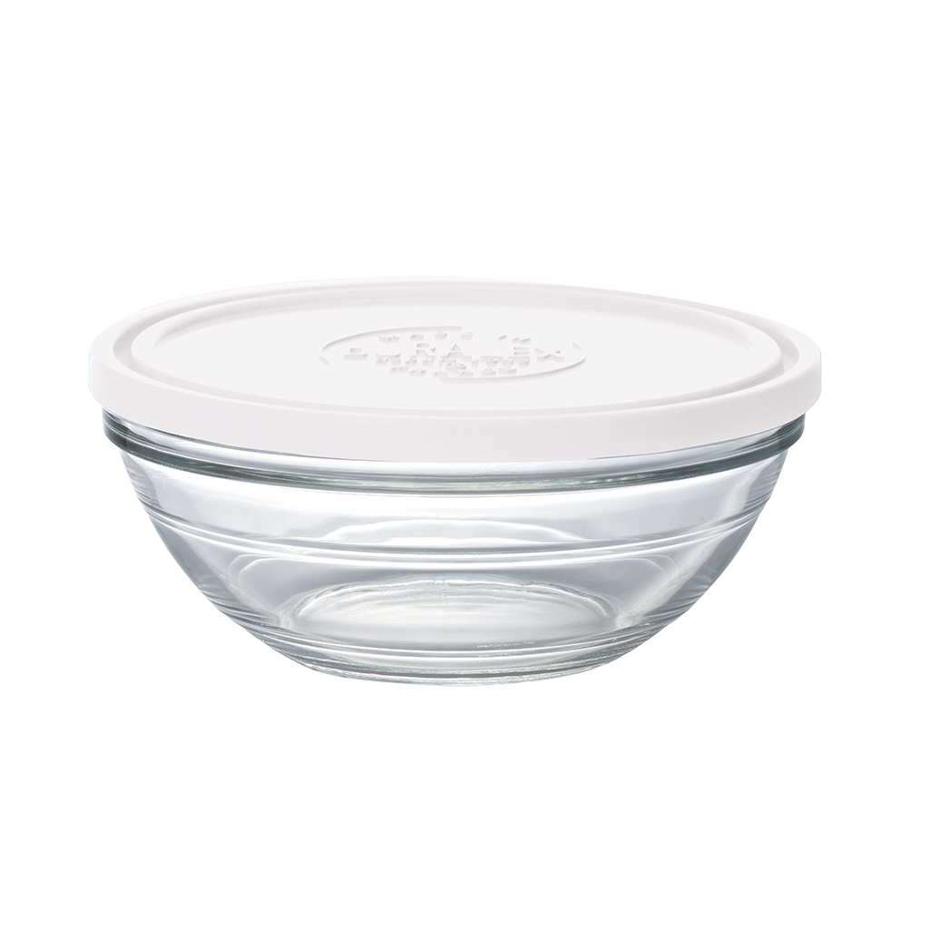 Freshbox - Boite de conservation transparente ronde  avec Couvercle